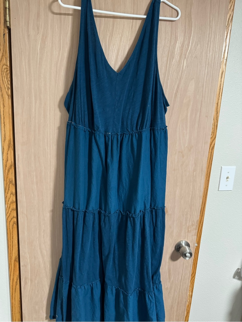 6x torrid Teal V-Neck Tiered Maxi Dress